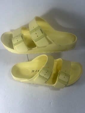 Birkenstock Yellow Double Strap EVA Sandals